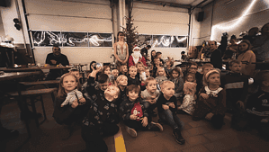 Der Nikolaus in der Feuerwehr Grußendorf