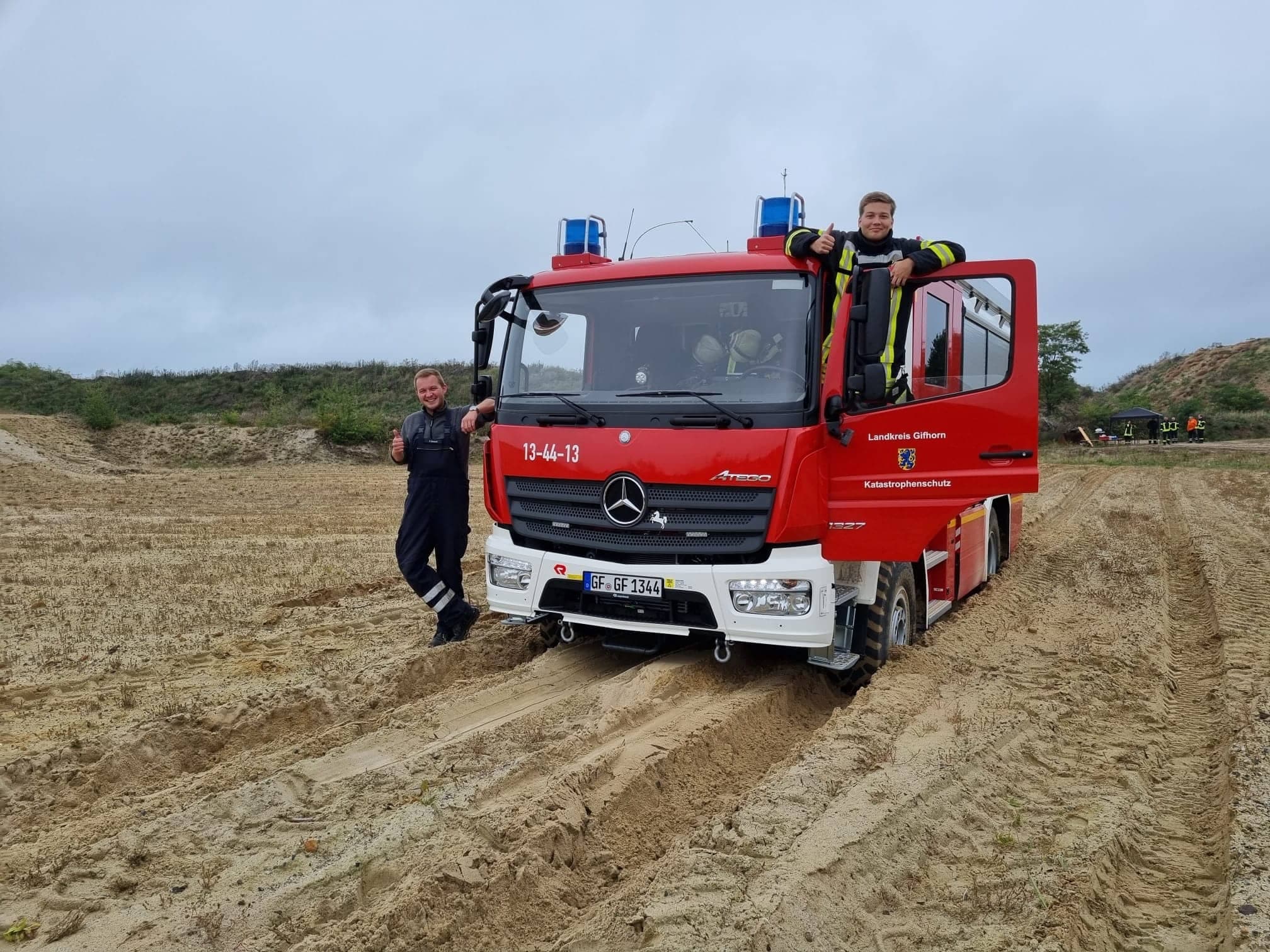 Gelände-Übung in Rühen