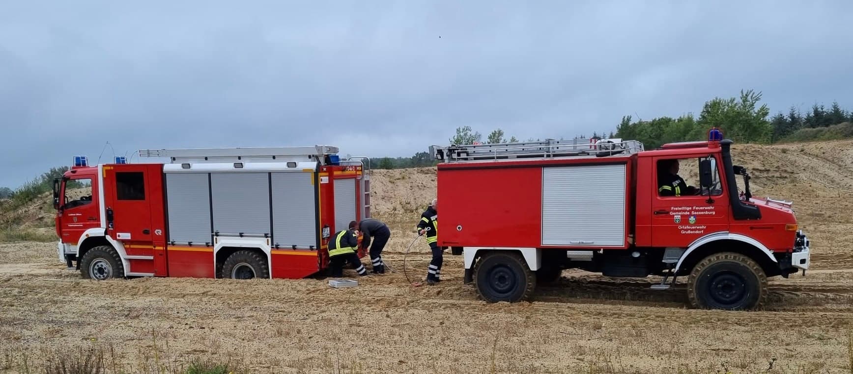 Gelände-Übung in Rühen