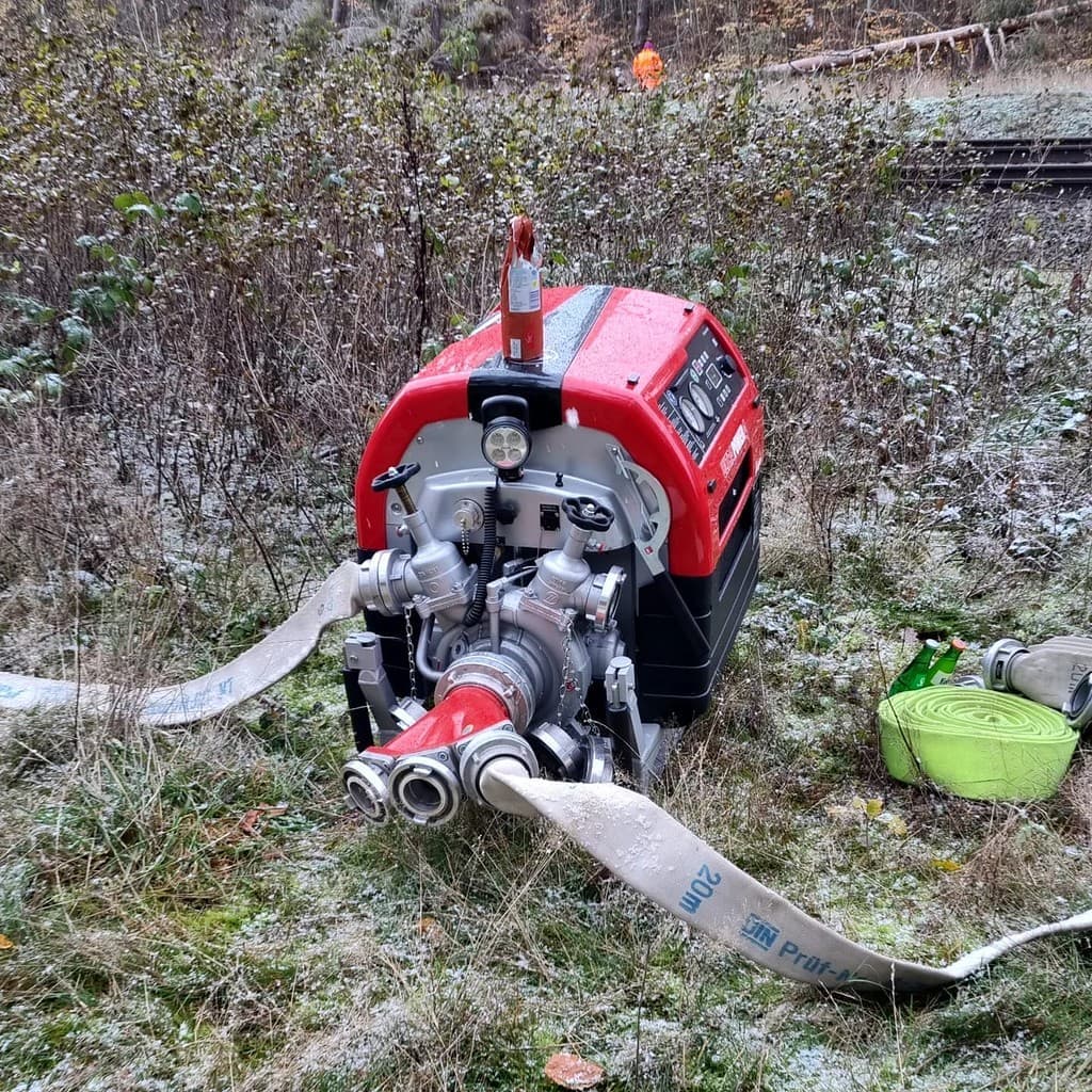 Wasserförderung: Zugunglück Dalldorf